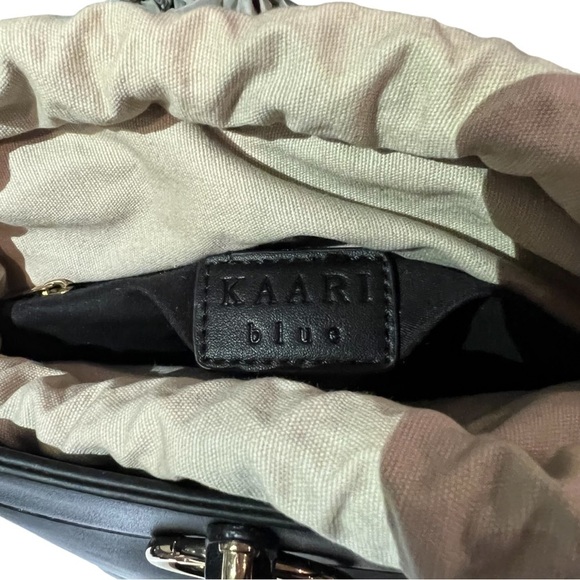 NEW WITH‎ TAGS KAARI BLUE RING BUCKET BAG - Picture 8 of 9